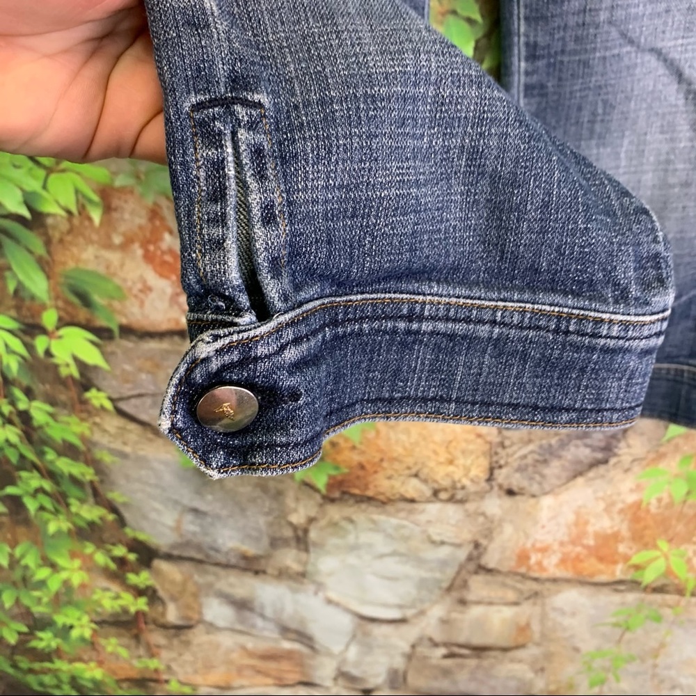 TRUSSARDI Garment-Washed Cropped Jeans, US 6/IT 42 - Picture 7 of 13